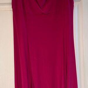 Chaps Women's Magenta A-Line Dress
